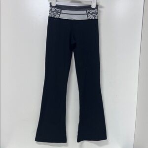 LuLu Lemon Women's Flare Yoga Pants, Size XS/Small, Black